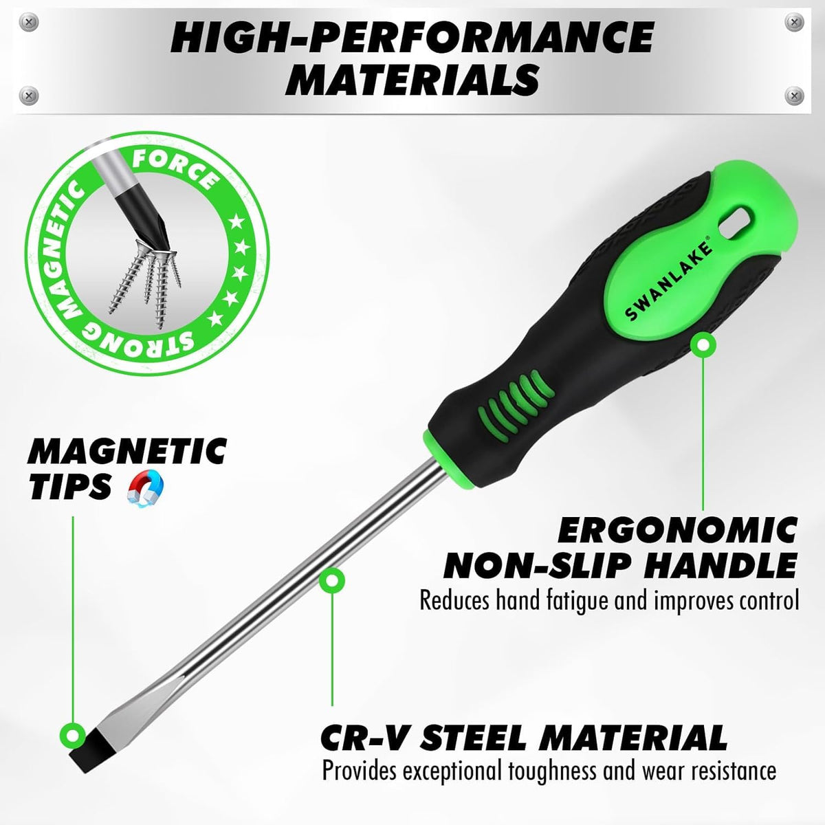 118 Piece Magnetic Screwdriver Set with Plastic Racking (Durable)