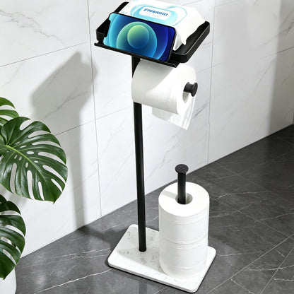 Toilet Paper Stand (Marble White)
