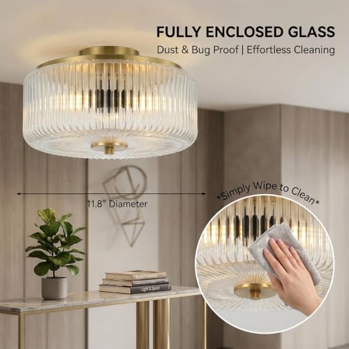 3 Light Flush Mount Ceiling Light