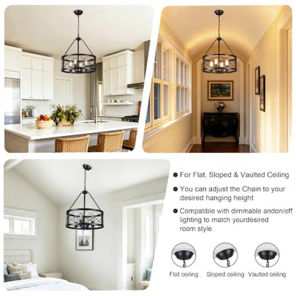 Black Farmhouse Chandelier
