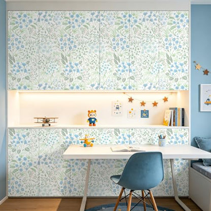 Peel and Stick Wallpaper Floral Wallpaper Vintage Flowers Contact Paper
