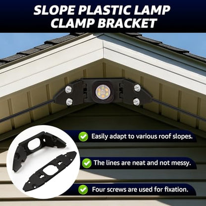 3 in 1 Outdoor Light Mounting Clips Set for Govee Outdoor Lights Pro H706 H806