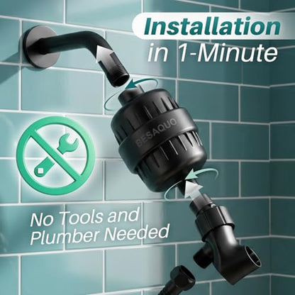 Shower Filter Head for Hard Water