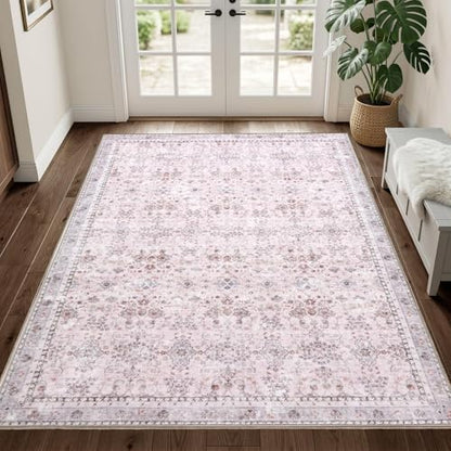 3x5 Area Rugs (Pink / 3' x 5' (Rectangular))