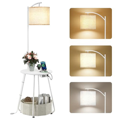 Floor Lamp with Table