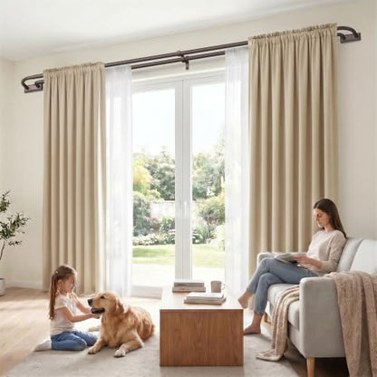 Double Curtain Rod 34 (Red Bronze / 34"-76")