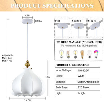 Fabric Pendant Light (40cm)