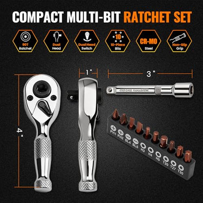 Stubby Ratchet Wrench