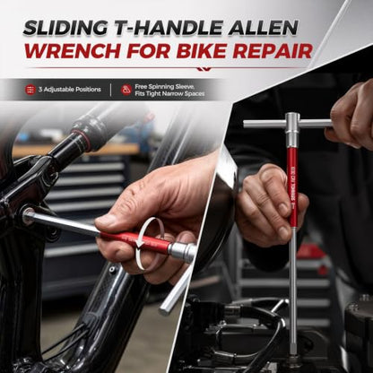 Sliding T Handle Allen Wrench Set