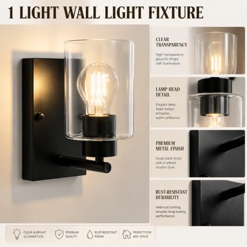 1 Light Wall Sconces