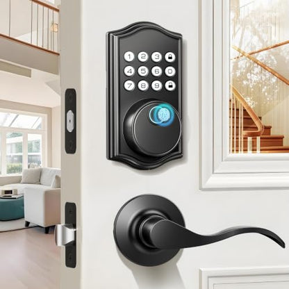 Keyless Entry Door Lock with Handle