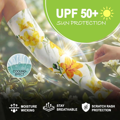 Gardening Sleeves (XX-Large / Yellow Freesia)