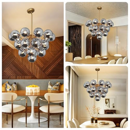 23 Lights Sputnik Chandelier for Dining Room Entryway