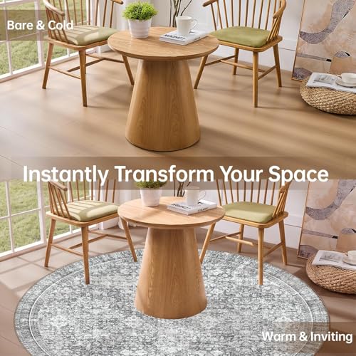 Round Rug 8ft (Light Grey / 8' (Round))