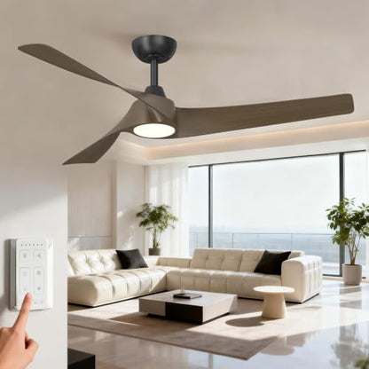 52 inch 3 Blades Ceiling Fan with Remote Control DC Motor