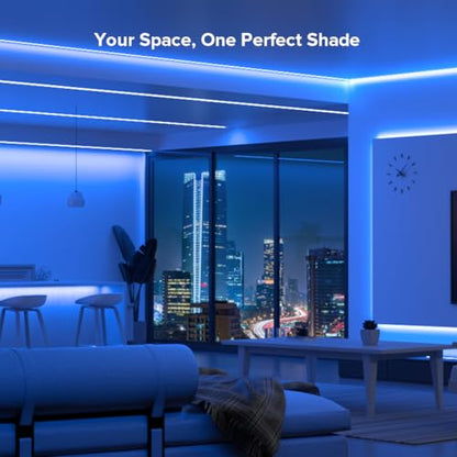 FCOB 5V USB Powered Blue Color COB LED Strip Lights for TV (Blue / 9.8FT)