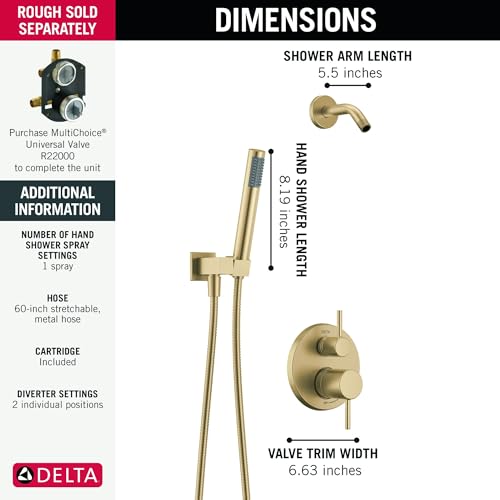 Modern Round Shower System Faucet Set