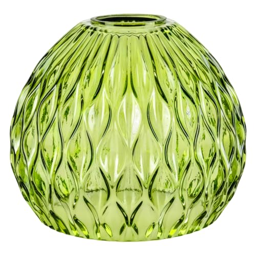 Globe Ripple Glass Lamp Shade