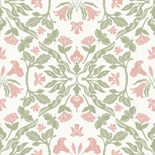 Floral Peel and Stick Wallpaper Vintage William Morris Contact Paper
