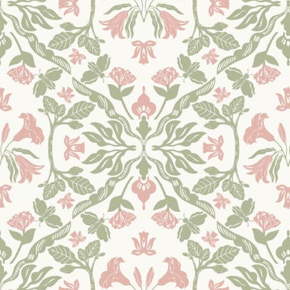 Floral Peel and Stick Wallpaper Vintage William Morris Contact Paper