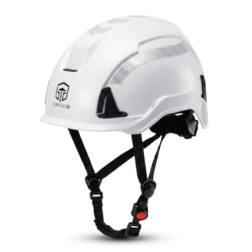 W-6000-C Hard Hat with Chin Strap, Type II Class E 20,000V (ANSI/ISEA Z89.1-2014 R2019), Non-Vented Safety Helmet-Style Fit with EPS Liner, for OSHA Worksites