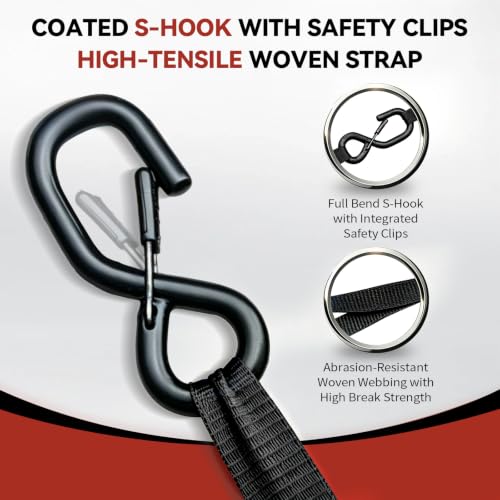 Retractable Ratchet Straps