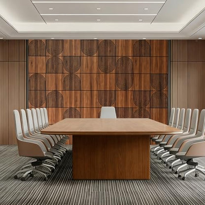 Teak Wood Grain 3D Wall Panels with Adhesive