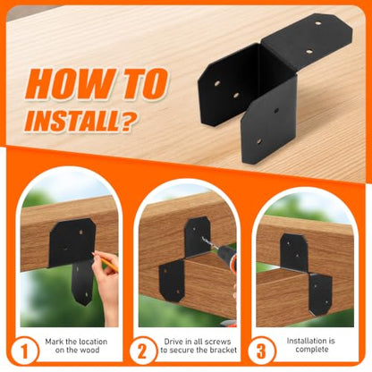 Post Cap Tie Brackets