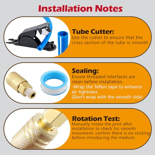Air Compressor Quick Connect Fittings Kit
