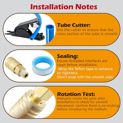 Air Compressor Quick Connect Fittings Kit