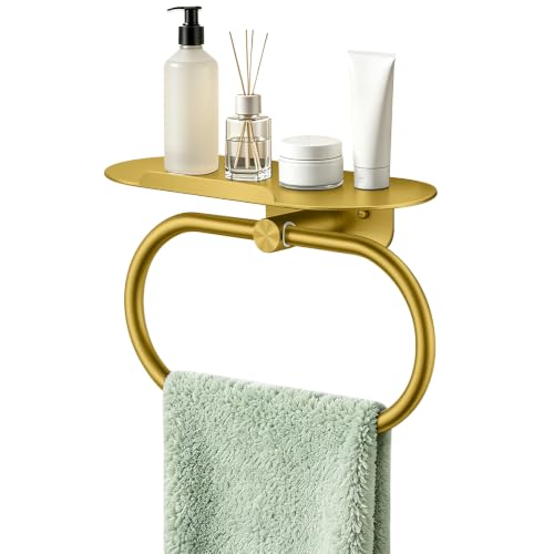 Hand Towel Holder with Shelf