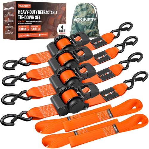 Retractable Ratchet Straps