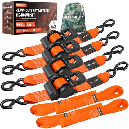 Retractable Ratchet Straps