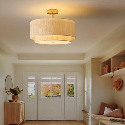 16" Semi Flush Mount Ceiling Light