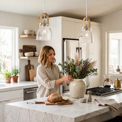 Hand Blown Glass Pendant Light