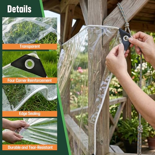 Clear Tarps Heavy Duty Waterproof