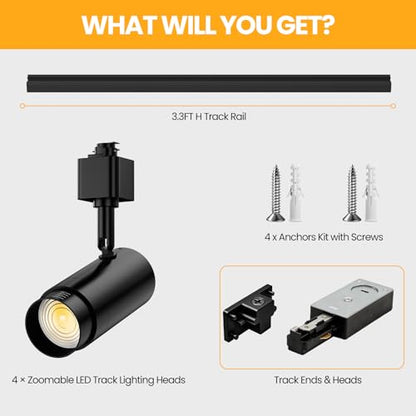 Plug in Track Lighting with Power Cord