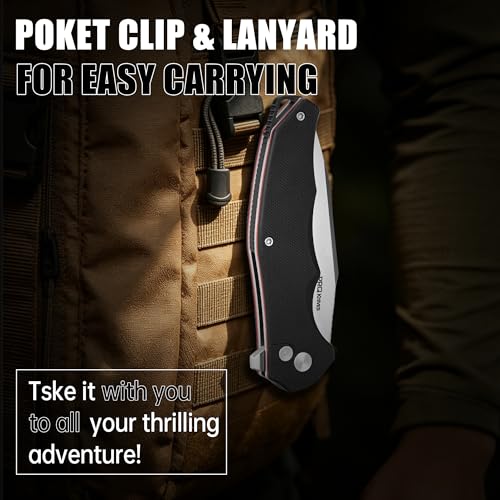 N730 Mini Folding Pocket Knife 3.35" 14C28N Stainless Steel Blade