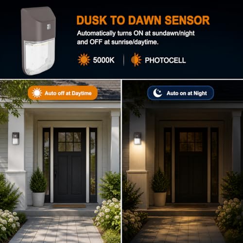 LED Wall Pack Light Dusk to Dawn