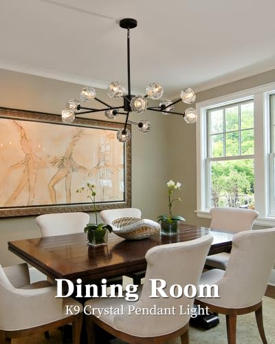 Sputnik Chandeliers for Dining Room Light Fixture Over Table
