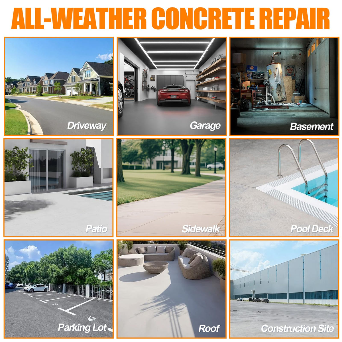 Concrete Crack Filler 1 Pack