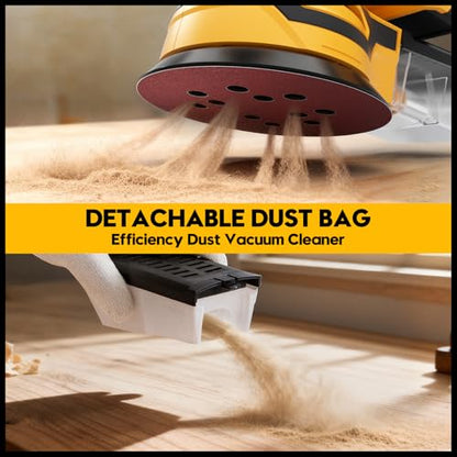 Cordless Random Orbital Sander for Dewalt 20V Battery