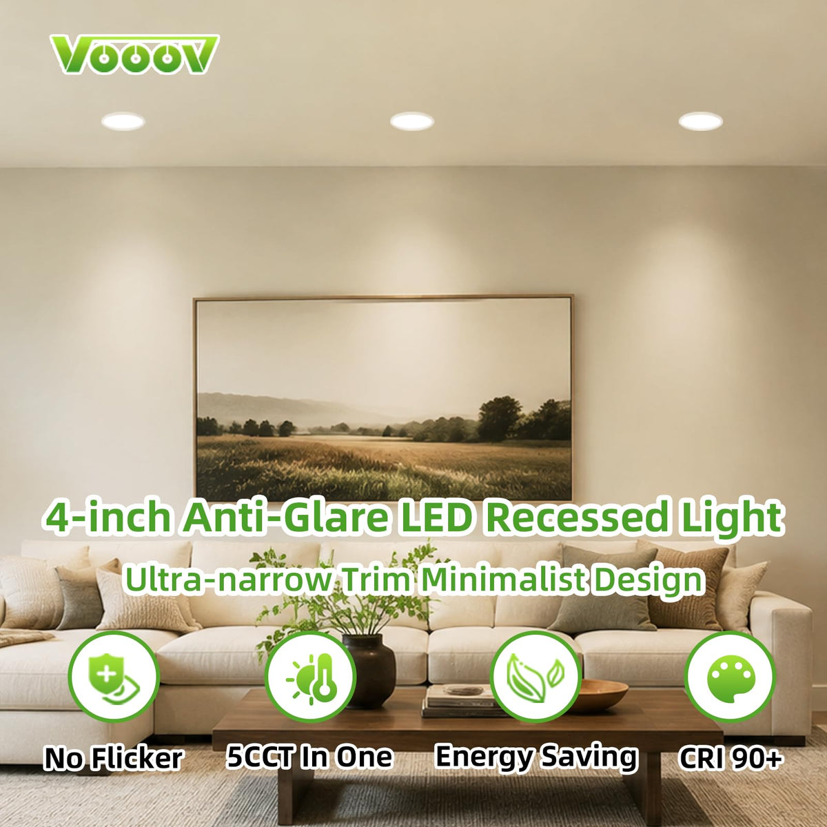 4 Inch White Anti Glare Ultra (White / 6pack)