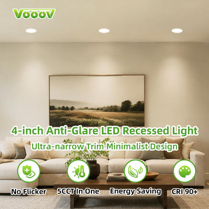4 Inch White Anti Glare Ultra (White / 6pack)