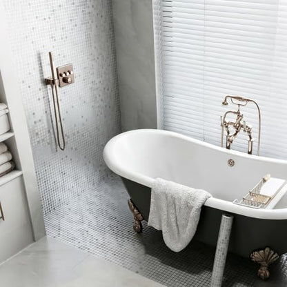 Metallic Brushed Texture Peel and Stick Wallpaper 17.72in x 118in Thick Vinyl Self Adhesive with Air Guide Slot Removable Contact Paper for Kitchen Backsplash