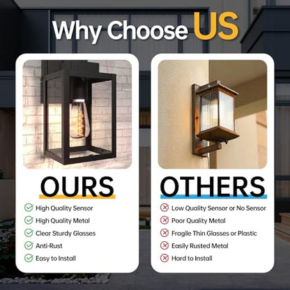 Small Black Outdoor Wall Light