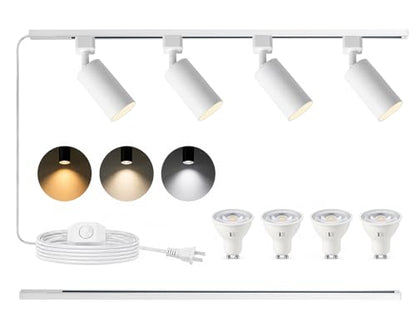 3 Color Plug in Track Lighting with Power Cord