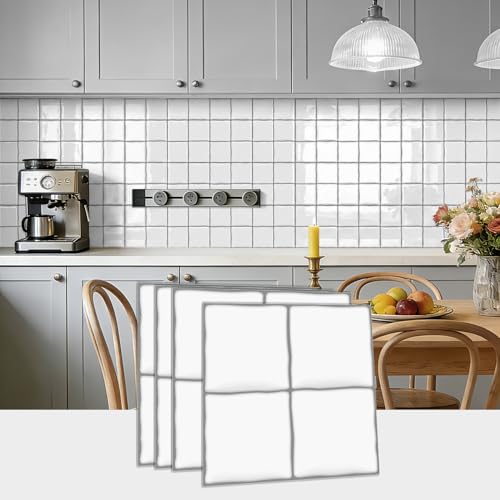 3D Peel and Stick Kitchen Backsplash Tile Stickers Decal Panel