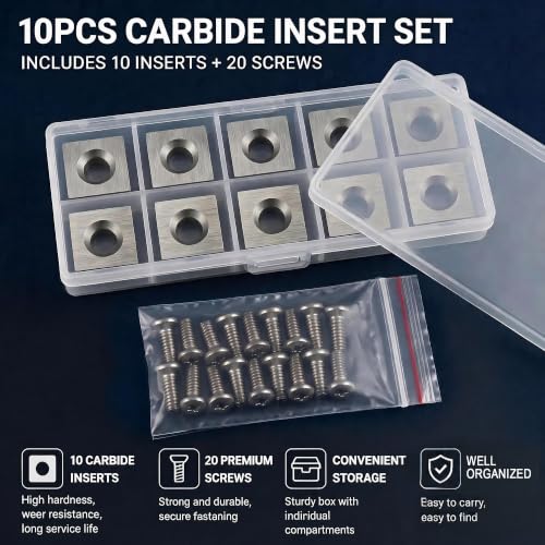 Tungsten Carbide Cutters Inserts Set