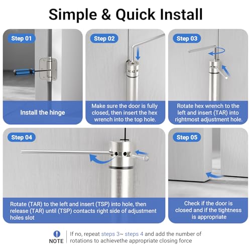 Self Closing Door Hinges 4 Inch